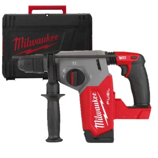 [100688] Milwaukee 4933478888 Tassellatore SDS-Plus 26mm con Mandrino FIXTEC M18 FHX-0X FUE Solo Corpo + Valigia