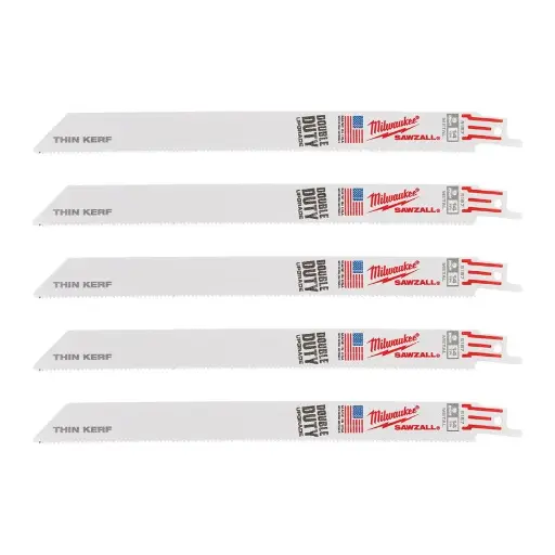 [100744] Milwaukee 48005187 Set Lame Taglio SD Thin Kerf per Demolizione Metallo 230mm 5 Pezzi
