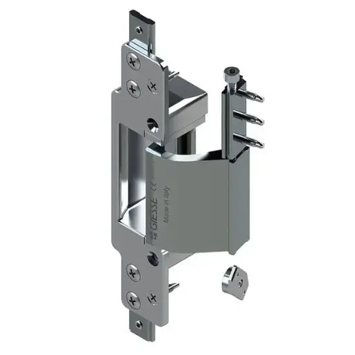 [100997] Giesse 00726020 Kit Cerniera Chic Door Rg per Profilo R40 Alluminio Finitura Argento