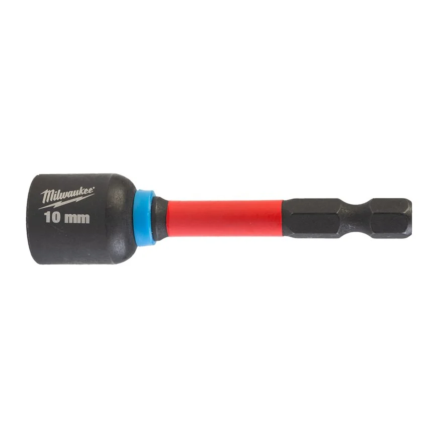 [102527] Milwaukee 4932492441 Bussola Magnetiche a Codolo Esagonale Shockwave Driver Mag ShW Attacco 1/4˝ Hex 10 x 65mm