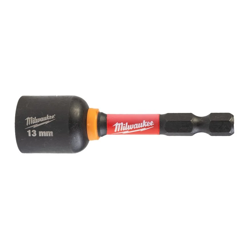 [102528] Milwaukee 4932492443 Bussola Magnetiche a Codolo Esagonale Shockwave Driver Mag ShW Attacco 1/4˝ Hex 13 x 65mm