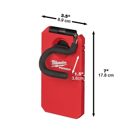 [102608] Milwaukee 4932480703 Gancio di Stoccaggio PackOut a "S"