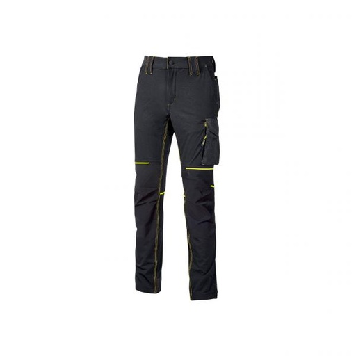 [102770] PANTALONE WORLD IN TESSUTO     NERO CARBONE TG.2XL