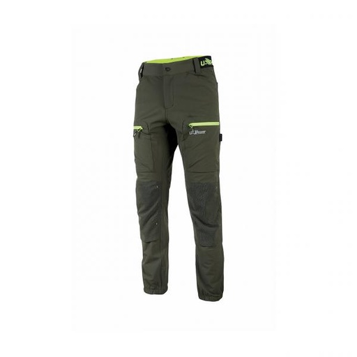 [103127] PANTALONE HARMONY DARK GREEN   TG.L