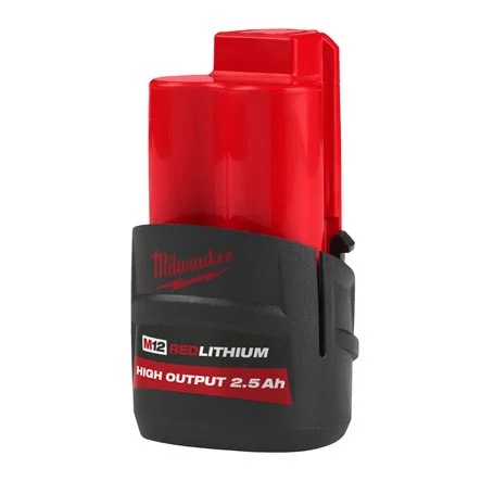 [106335] Milwaukee 4932480164 Batteria M12 HB2.5 High Output da 2.5Ah