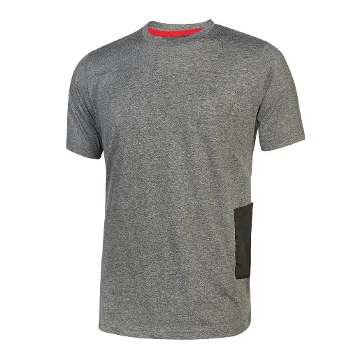 [107122] ROAD GREY METEORITE TG.L       T-SHIRT MANICA CORTA