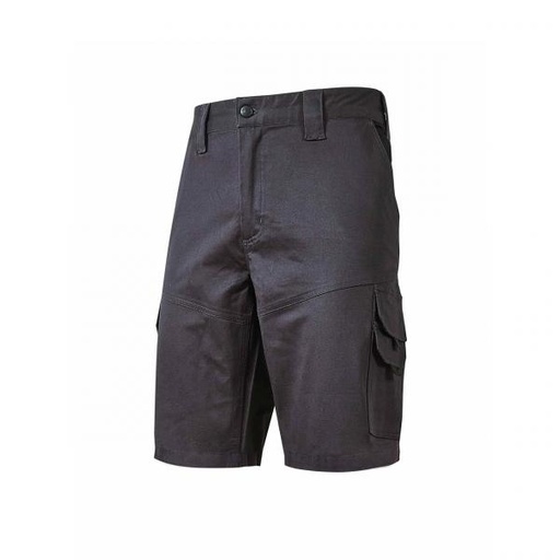 [107137] BONITO GREY IRON TG.M         PANTALONCINO CORTO COT.ELAST.